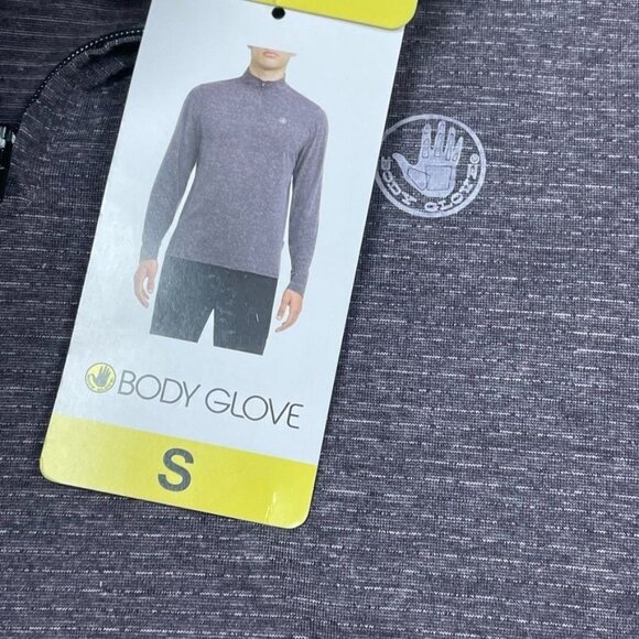 Body Glove Mens Quarter Zip Pullover Long Sleeve Top Size S a0390 - Picture 3 of 9
